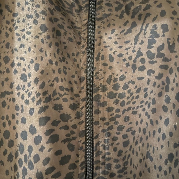 Haley Brown Animal Print Reversible Vest - Picture 2 of 6